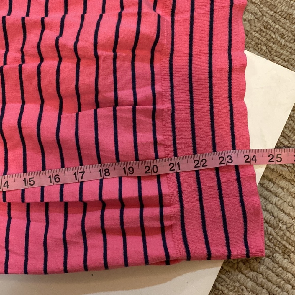 J. Crew pink and Navy Blue Striped V-Neck Sweater, Small Bundle 4/$24 Sale - Picture 9 of 9